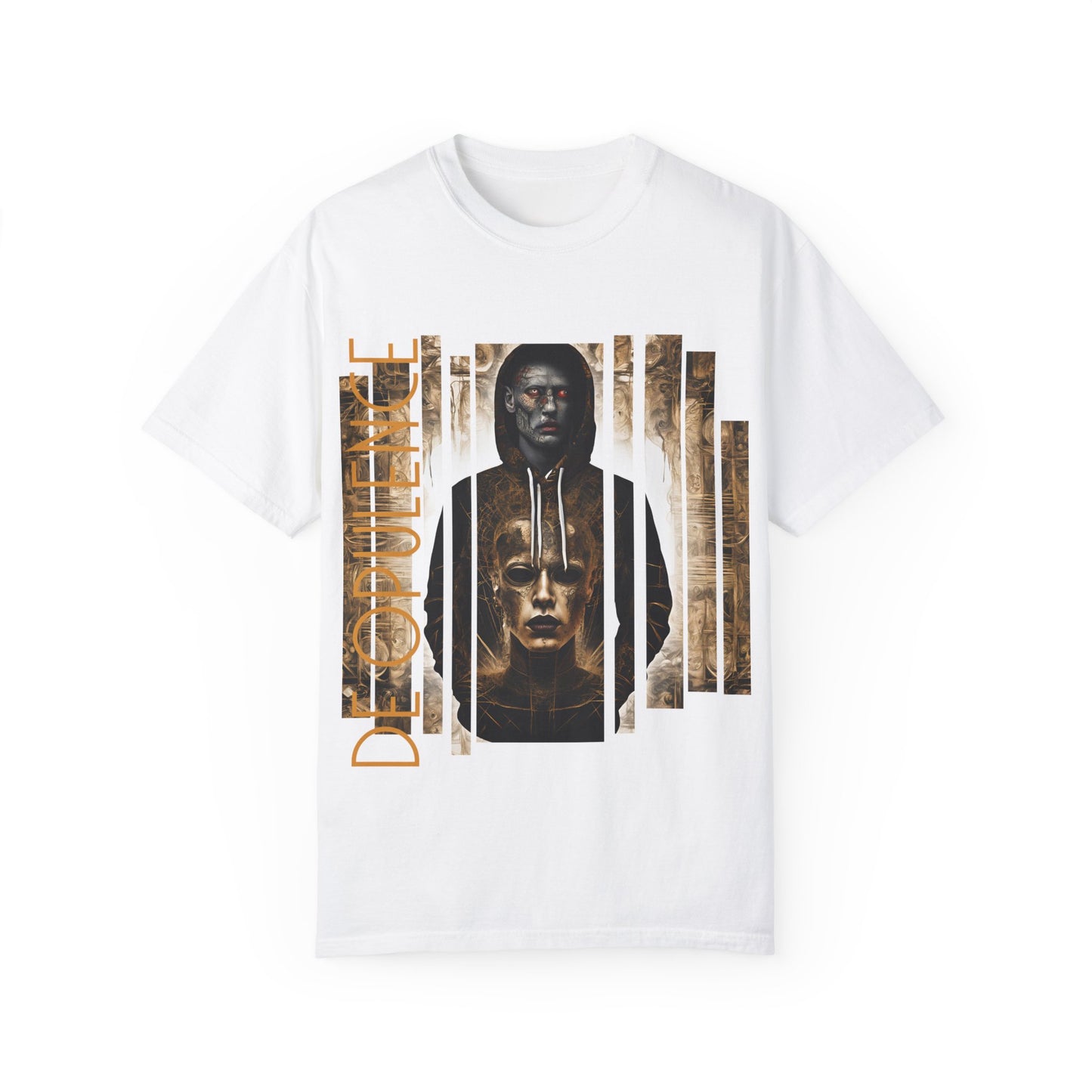 Unisex Garment-Dyed T-shirt De Opluence by Noir Wolf
