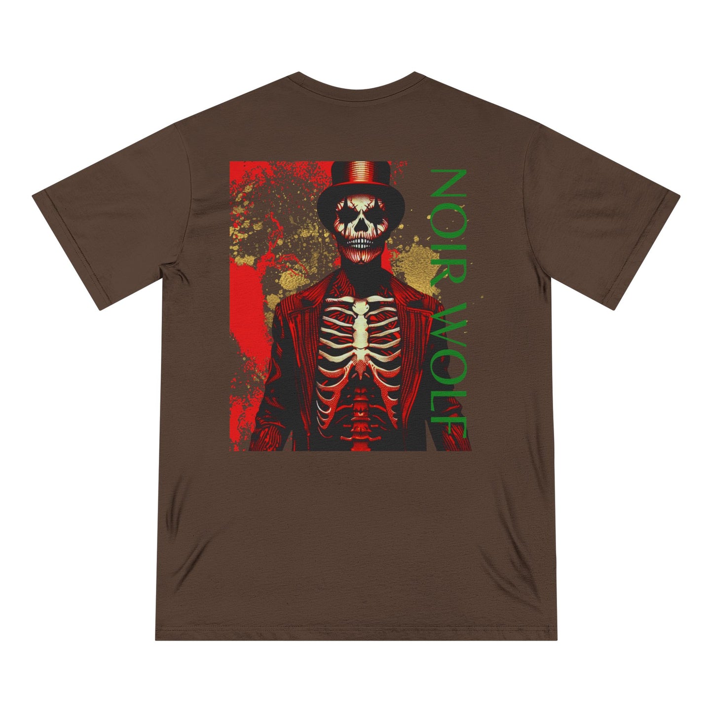 Unisex Organic Horror Graphic T-Shirt - 'Deadly Obedience' & 'Noir Wolf' Design