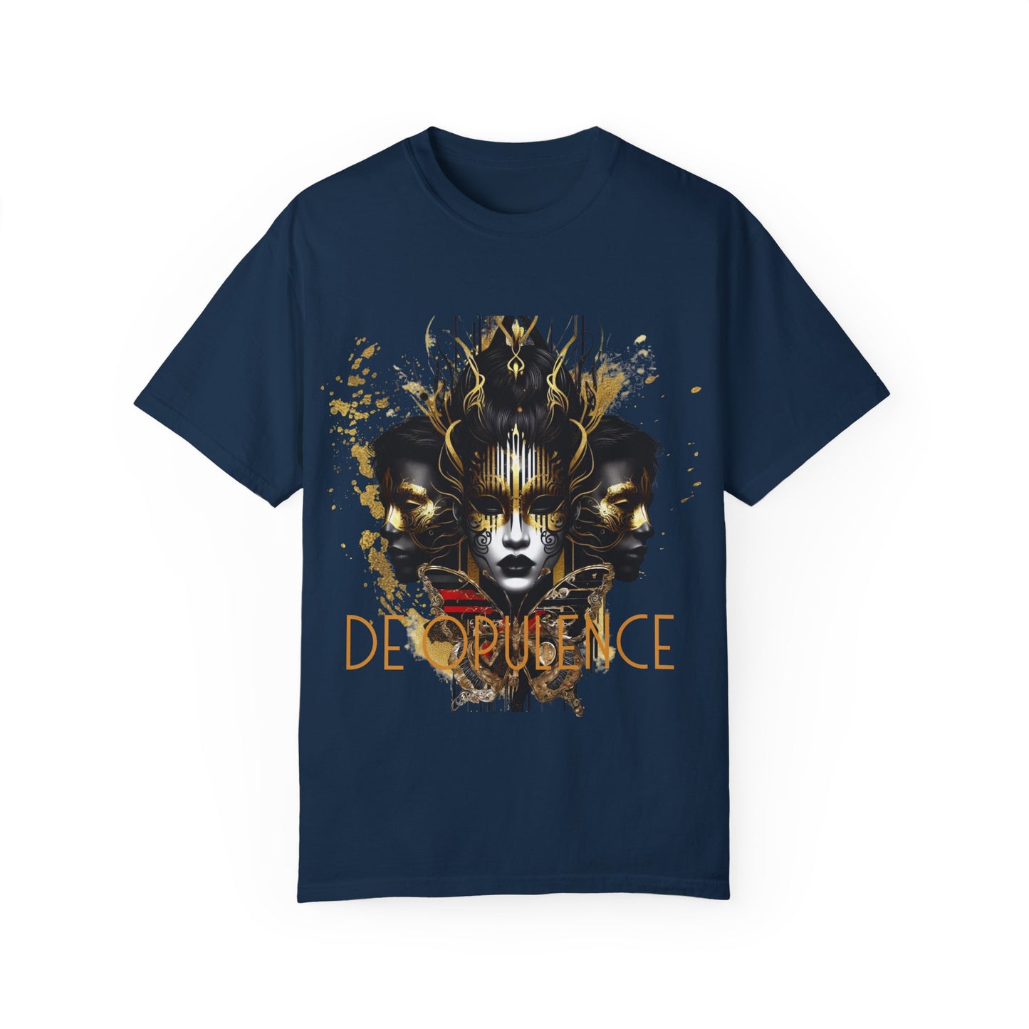 Unisex Garment-Dyed T-shirt Noir Wolf by De opulence