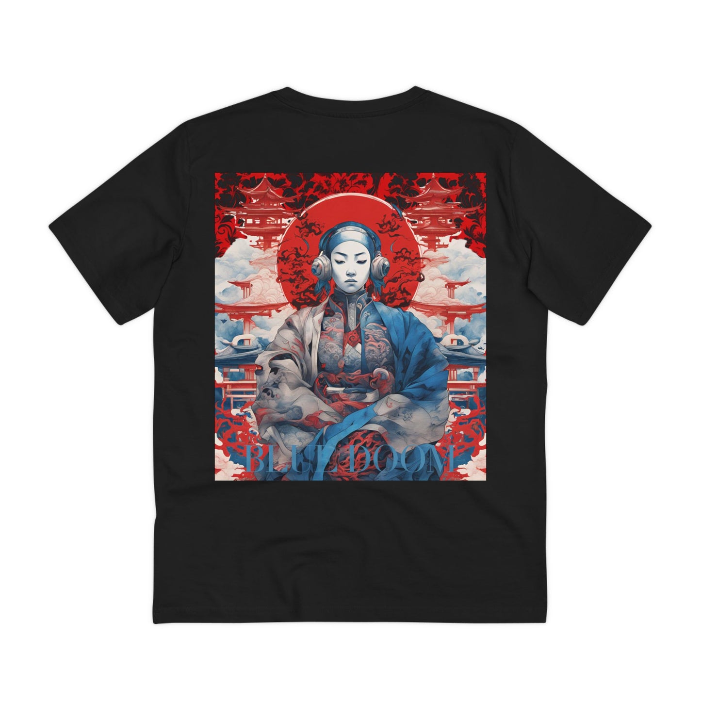 Organic Creator T-shirt - Unisex Blue Doom by Noir Wolf