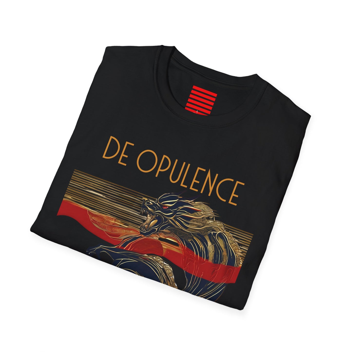Noir Wolf Unisex Softstyle T-Shirt - Artistic Graphic Tee for Nature Lovers
