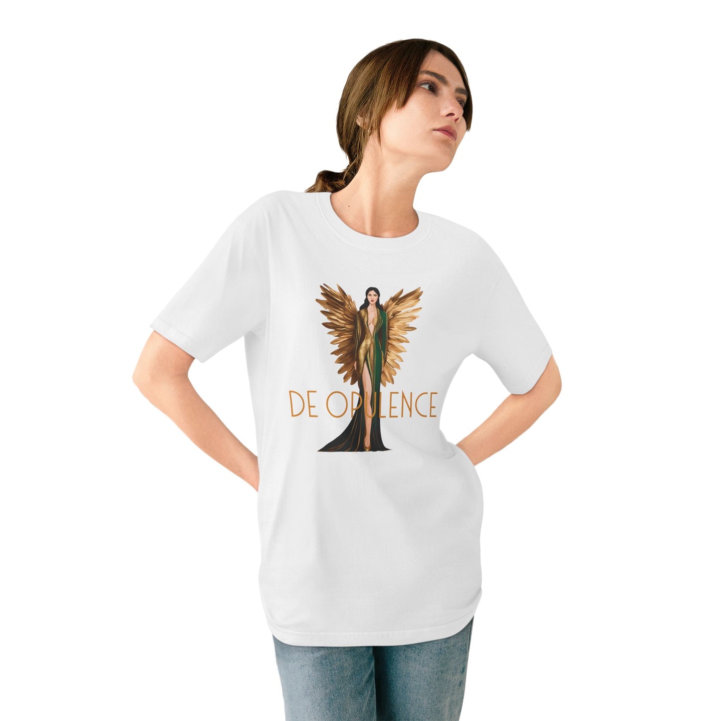 Luxury Angel Graphic T-Shirt - DE OPULENCE