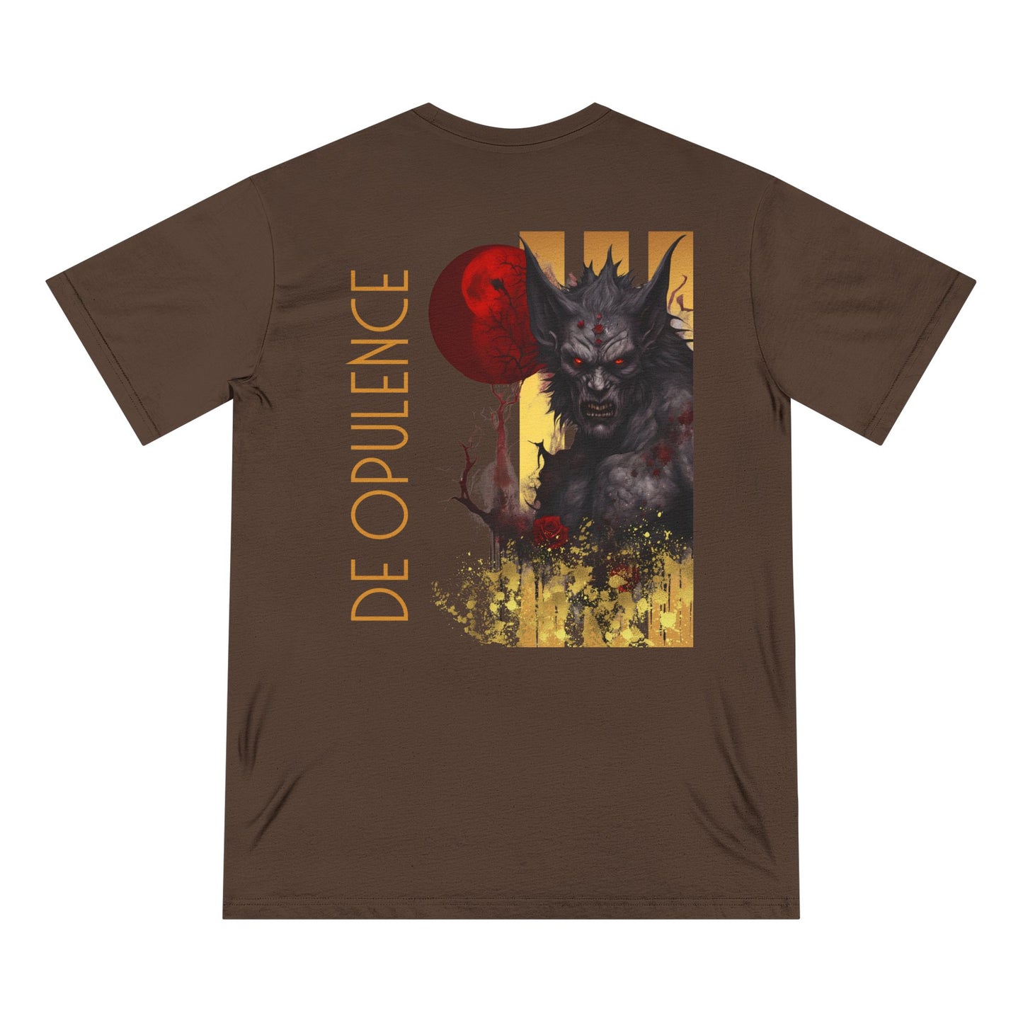 Dark Opulence Graphic Tee - Unisex Organic T-Shirt with Unique Monster Art