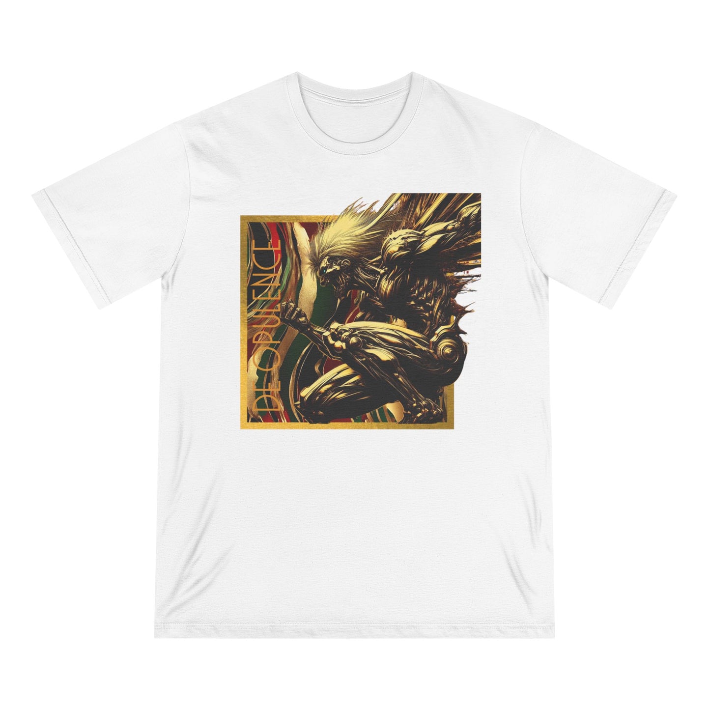 Noir Wolf Graphic Organic T-Shirt | Cool Retro Style Apparel