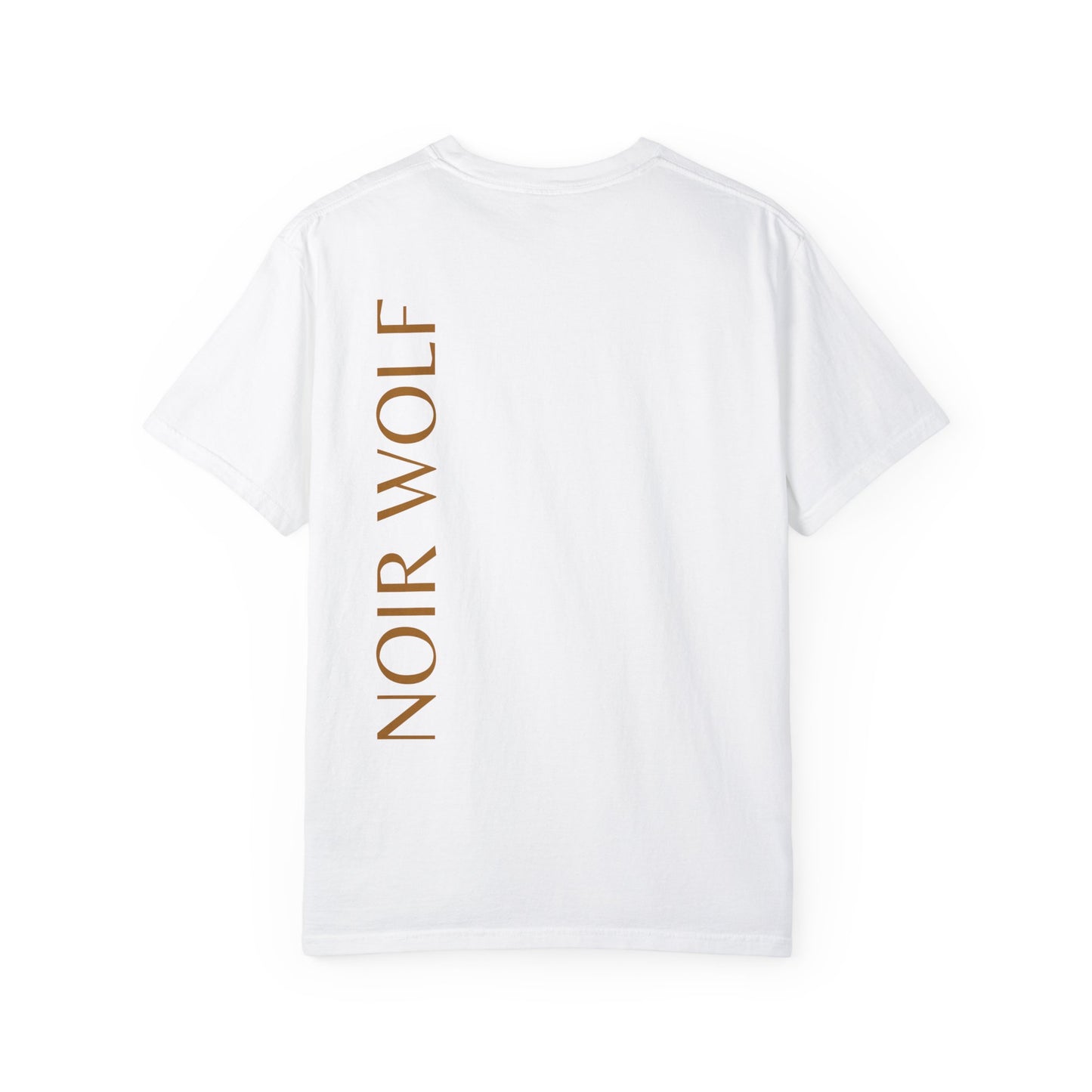 Unisex Garment-Dyed T-shirt Noir Wolf by De opulence