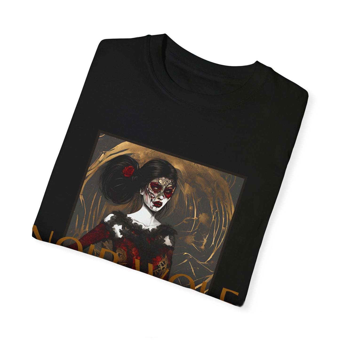 Unisex Garment-Dyed T-shirt De Opulence by Noir Wolf