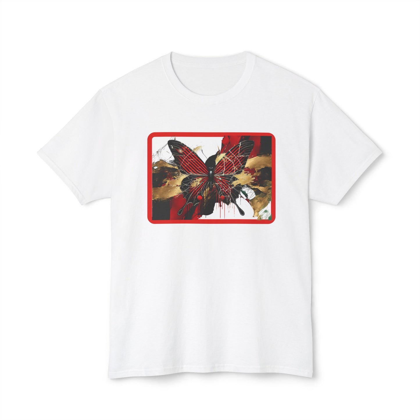Colorful Butterfly Art Unisex T-Shirt - Unique Graphic Tee for Nature Lovers