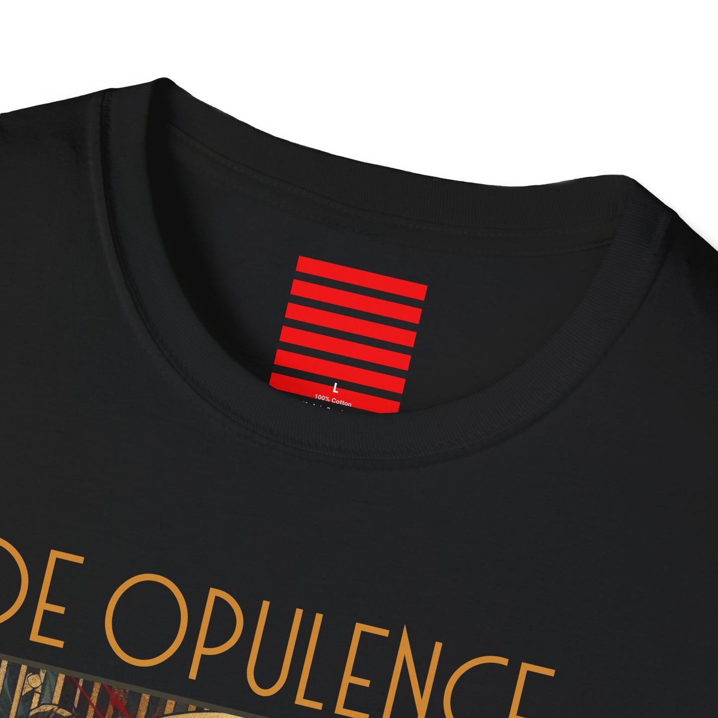 Unisex Softstyle T-Shirt - DE OPULENCE & NOIR WOLF Graphic Tees