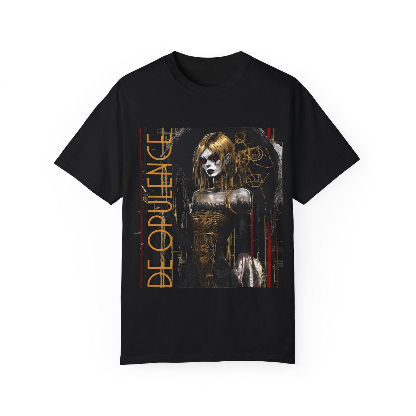 Unisex Garment-Dyed T-shirt De Opulence by Noir Wolf