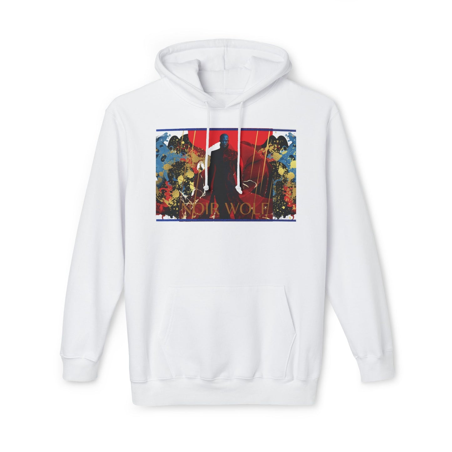 Unisex Hooded Sweatshirt - Noir Wolf & De Opulence Design
