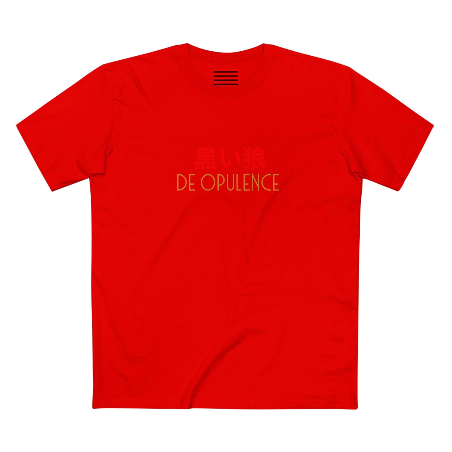 Men's Staple Tee De Opulence Red