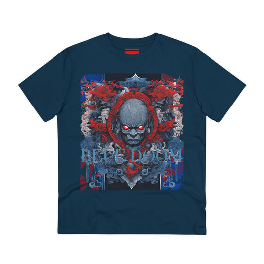 Organic Creator T-shirt - Unisex Blue Doom by Noir Wolf
