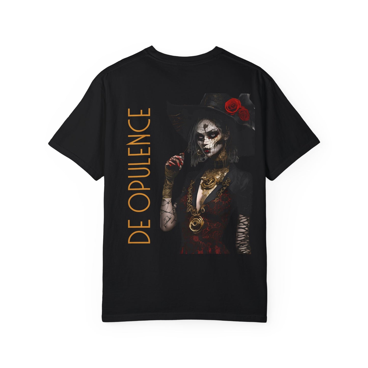 Unisex Garment-Dyed T-shirt De Opulence by Noir Wolf