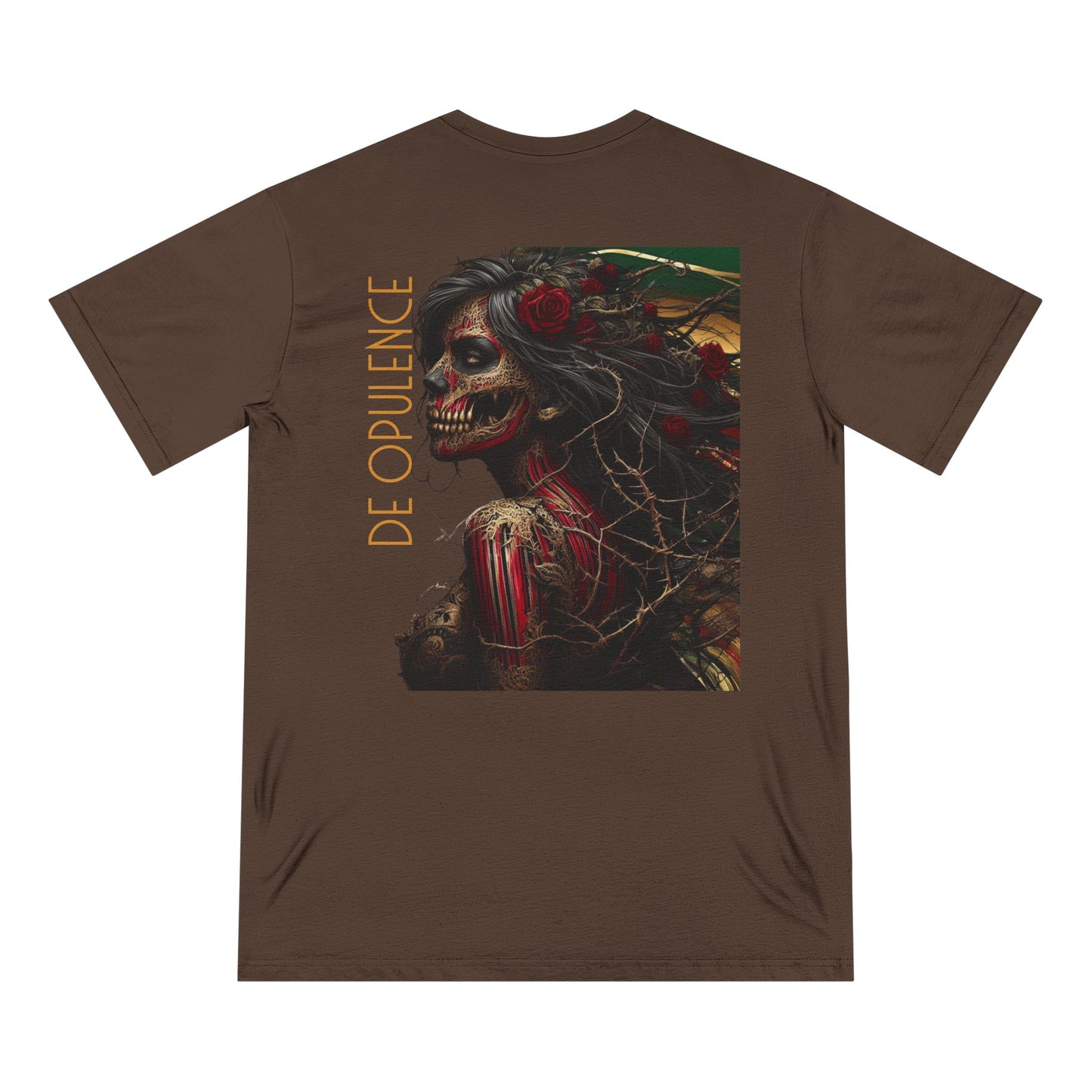 Noir Wolf Graphic Organic T-shirt - Edgy Art for Art Lovers