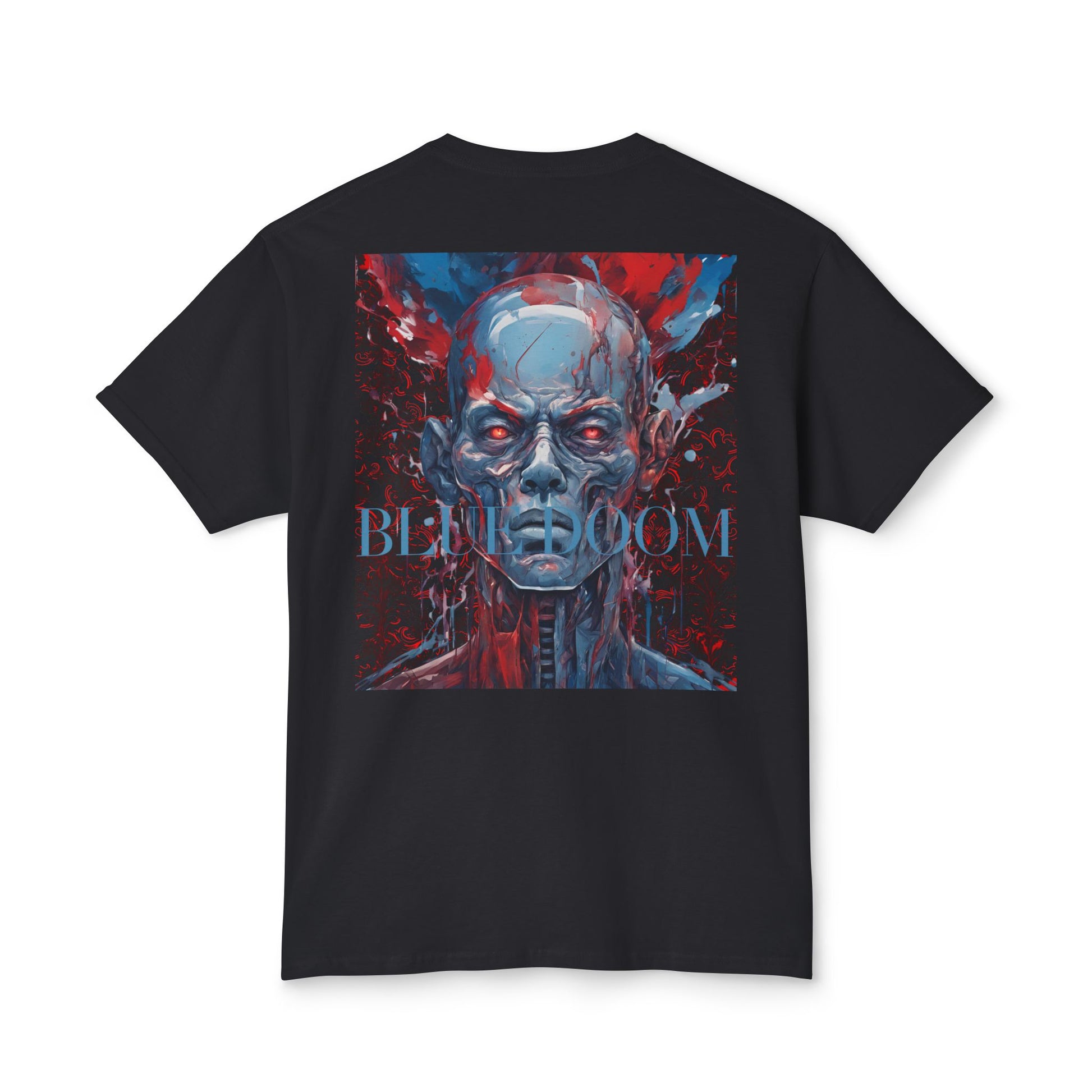 HD Cotton™ T-shirt Blue Doom by Noir Wolf Cotton™ T-shirt