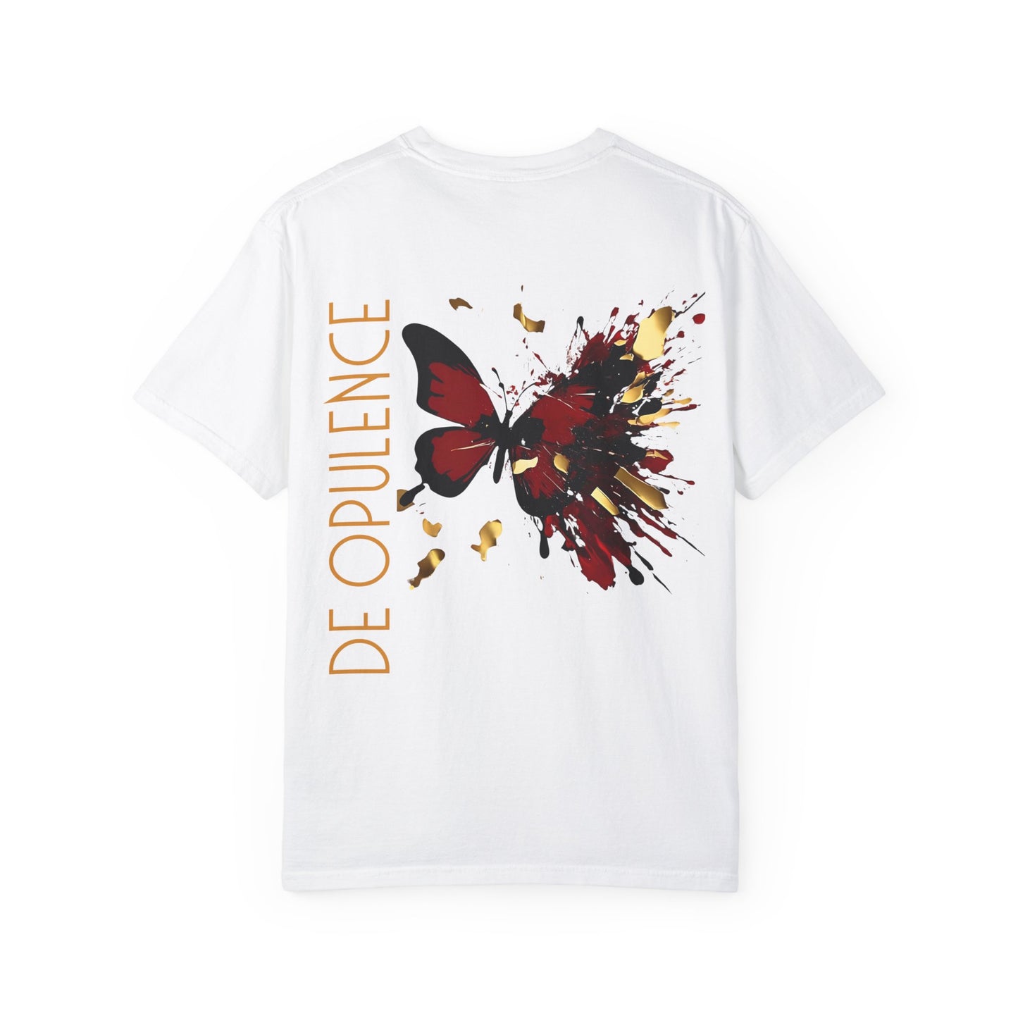 Unisex Garment-Dyed T-shirt NOIR WOLF De Opulence