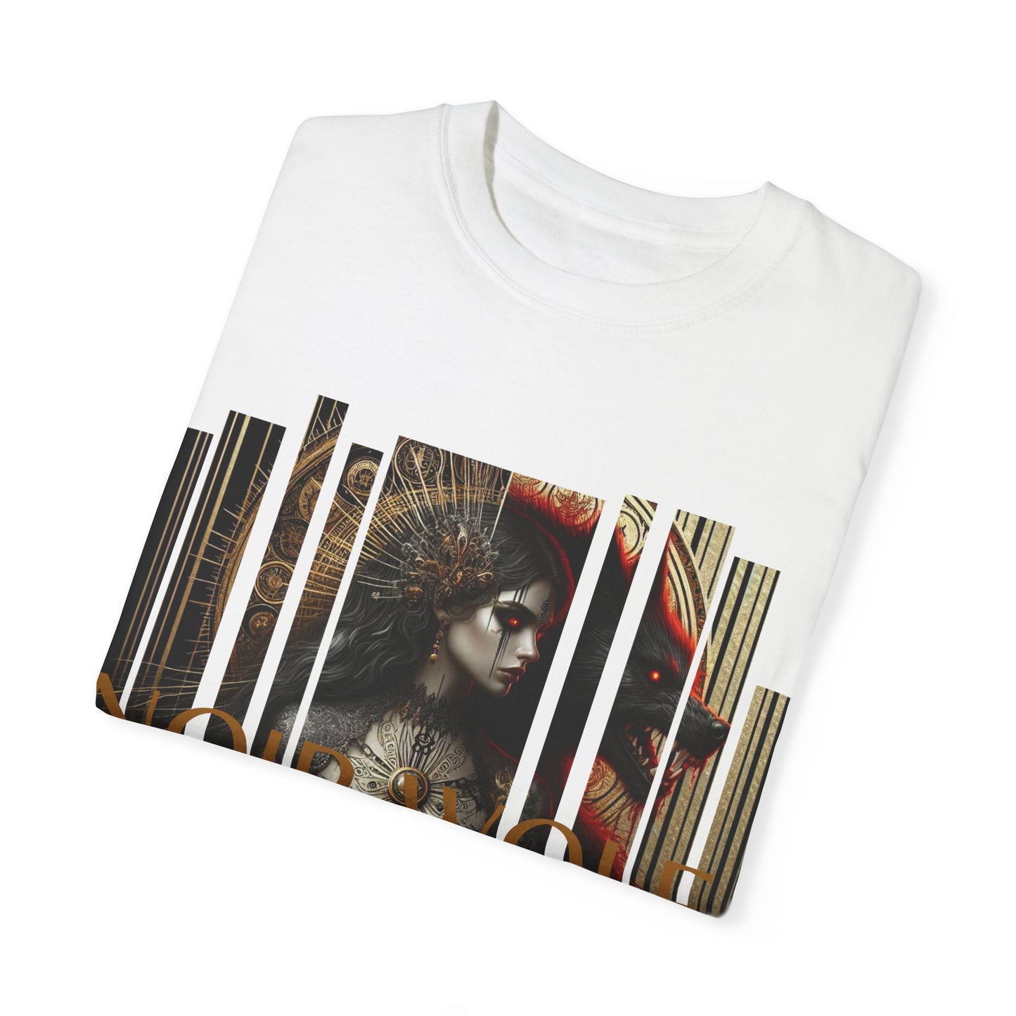 Unisex Garment-Dyed T-shirt De Opulence by Noir Wolf