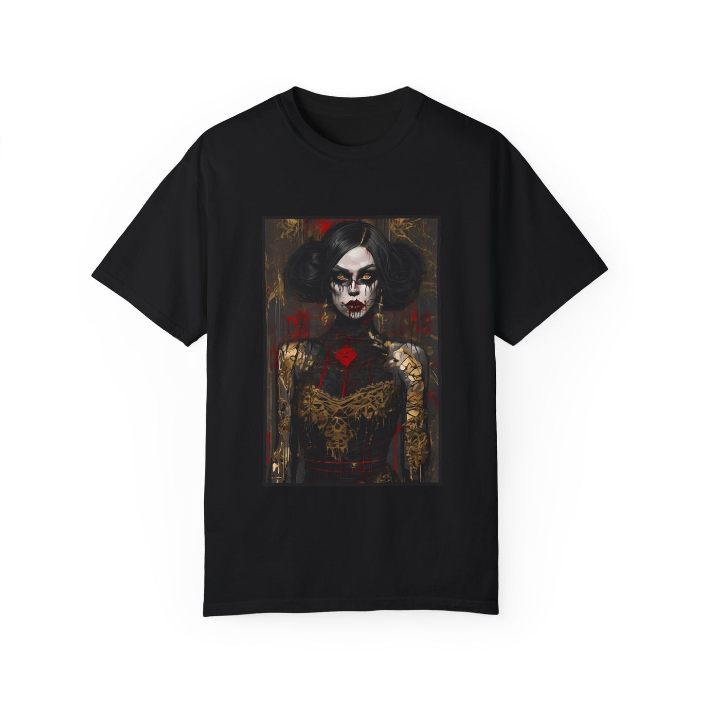 Unisex Garment-Dyed T-shirt De Opulence by Noir Wolf