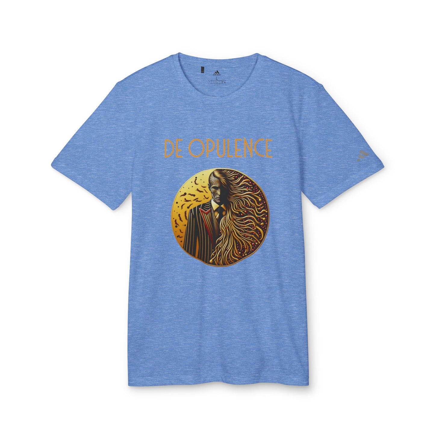 adidas Unisex Sport T-shirt De Opulence by Noir Wolf the style of grace Collegiate Royal Heather