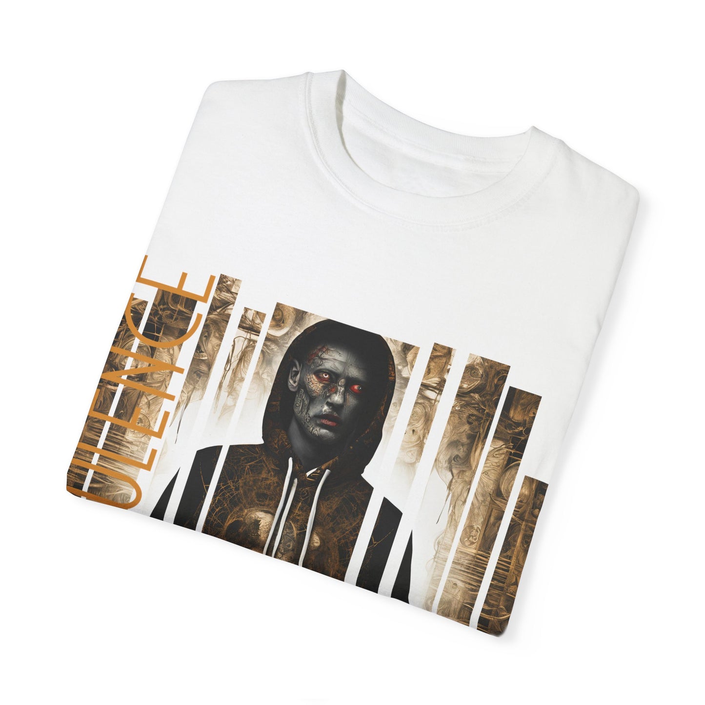 Unisex Garment-Dyed T-shirt De Opluence by Noir Wolf