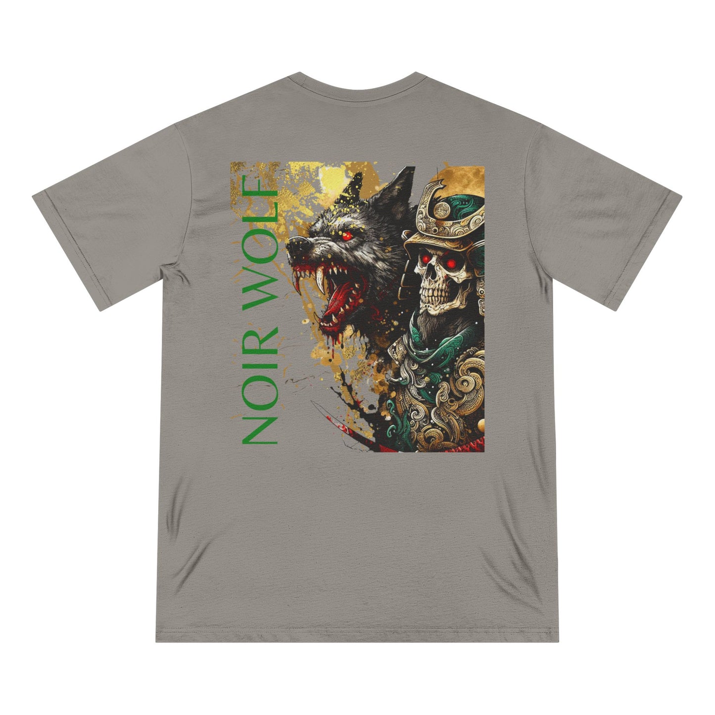 Unique Graphic Organic T-Shirt - De Opulence & Noir Wolf Designs