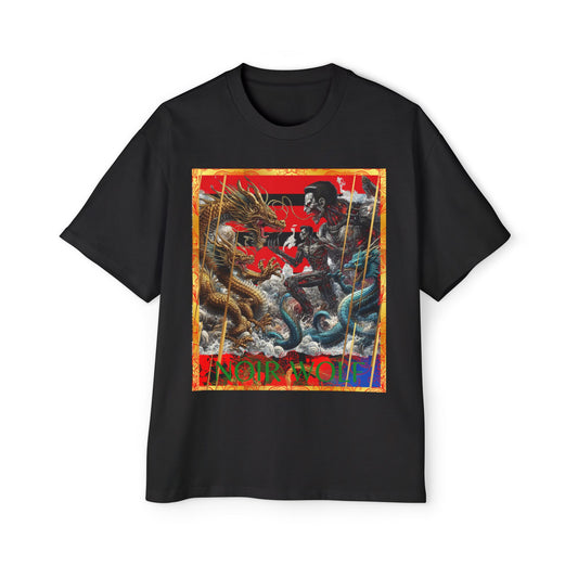 Men's Heavy Oversized Tee De Opulence by Noir Wolf