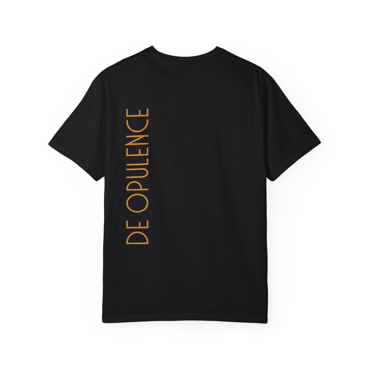 Unisex Garment-Dyed T-shirt NOIR WOLF DE OPULENCE