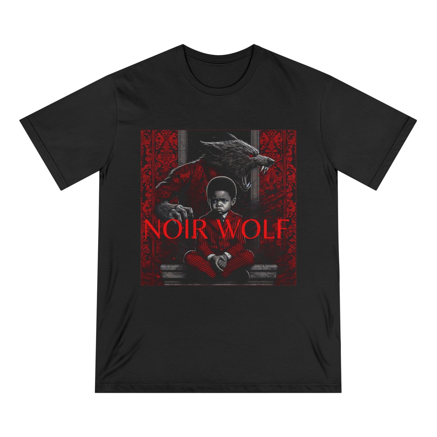 Organic Staple T-shirt little boy on the porch
