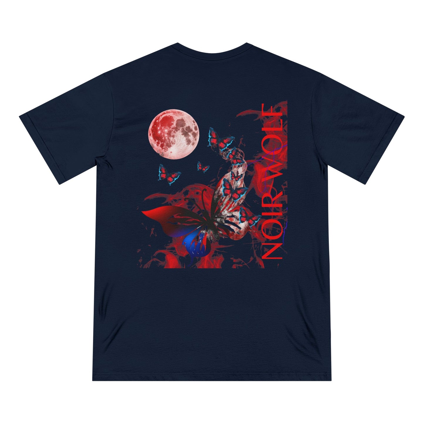 Organic Staple T-shirt BUTTERFLY NOIR WOLF