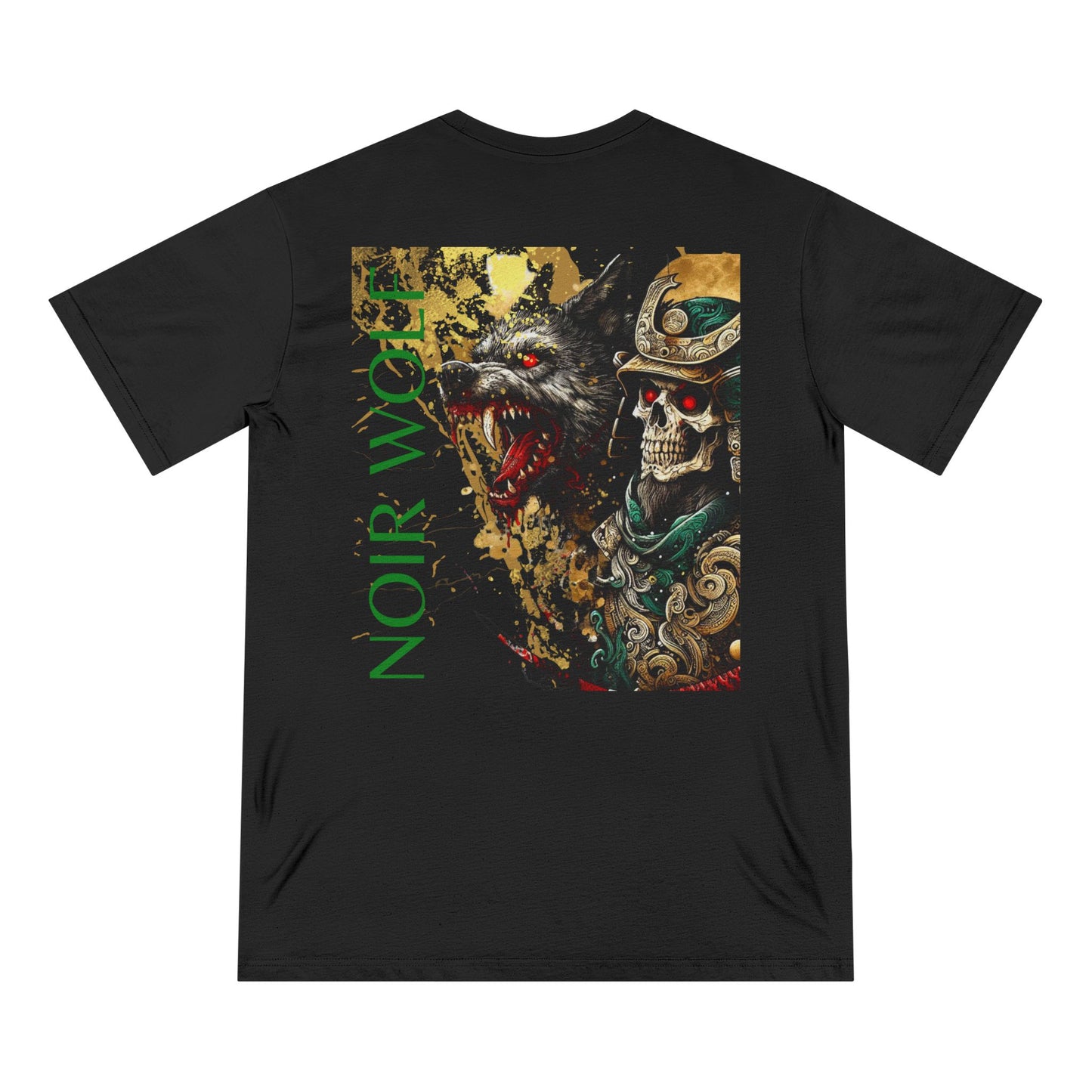 Unique Graphic Organic T-Shirt - De Opulence & Noir Wolf Designs