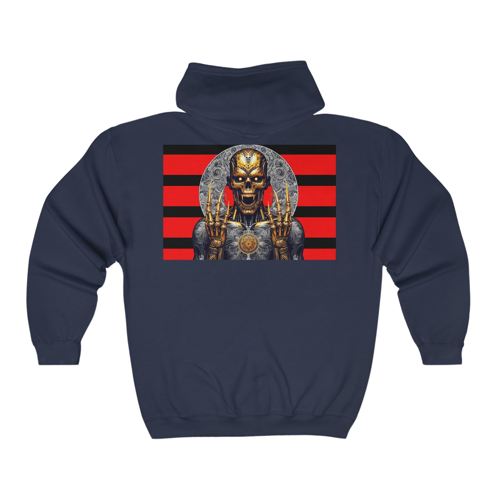 Unisex Heavy Blend™ Full Zip Hooded Sweatshirt De Opulence by Noir Wolf the style of grace