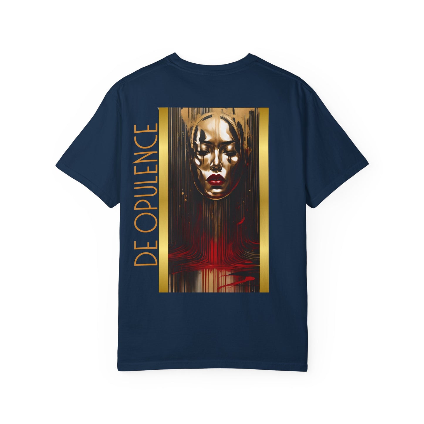 Unisex Garment-Dyed T-shirt NOIR WOLF De Opulence
