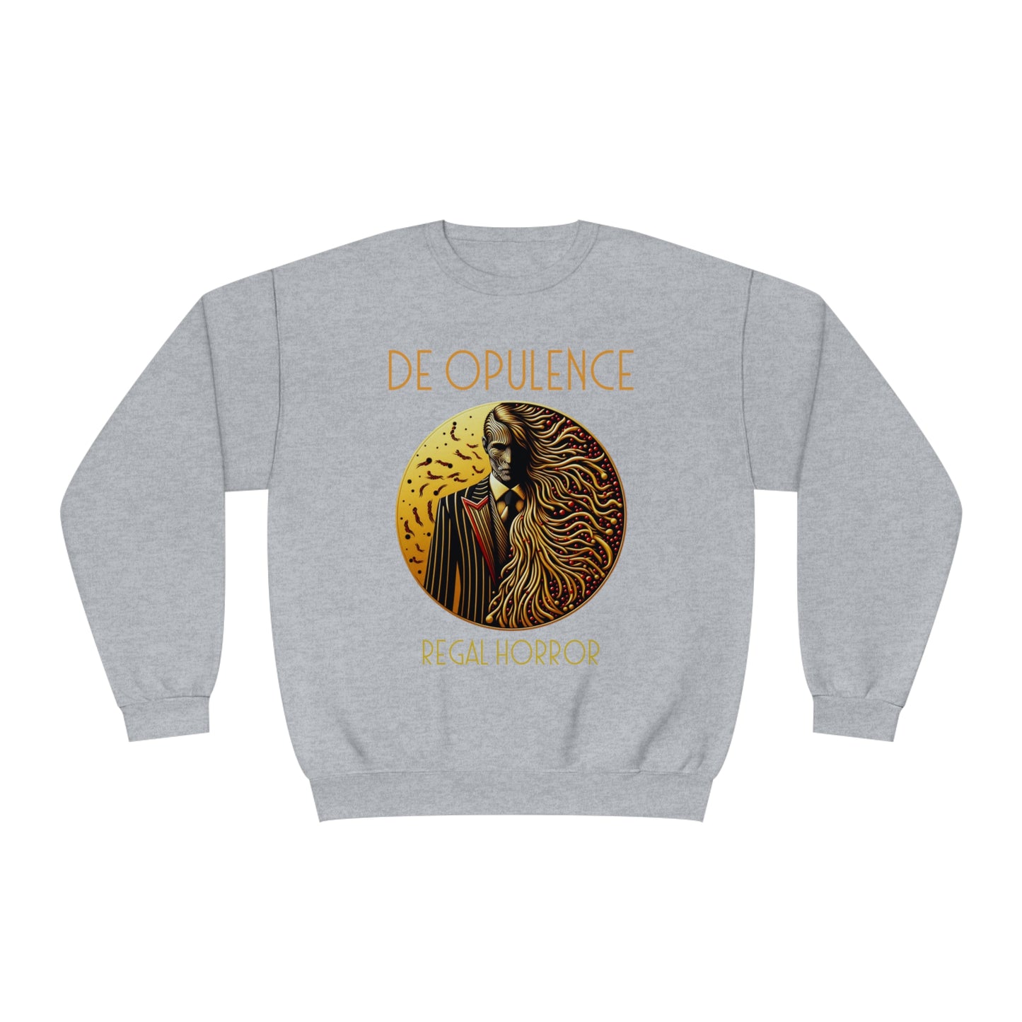 Unisex NuBlend® Crewneck Sweatshirt De Opulence by Noir Wolf the style of grace Athletic Heather