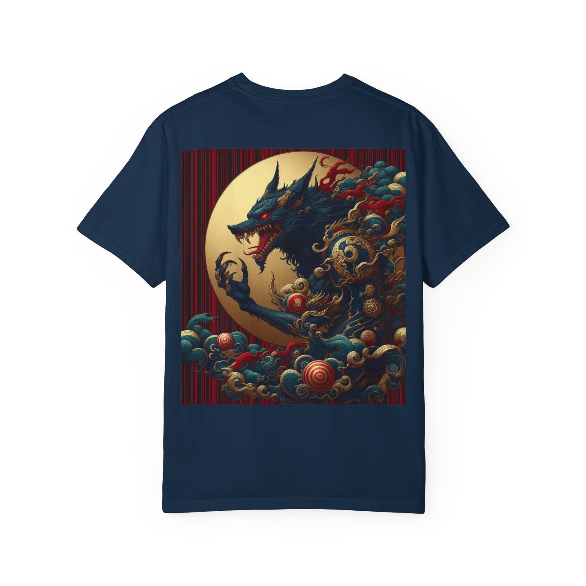 Unisex Garment-Dyed T-shirt De Opulence by Noir Wolf