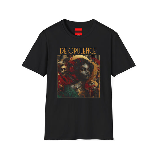 Unisex Softstyle T-Shirt - DE OPULENCE & NOIR WOLF Graphic Tees