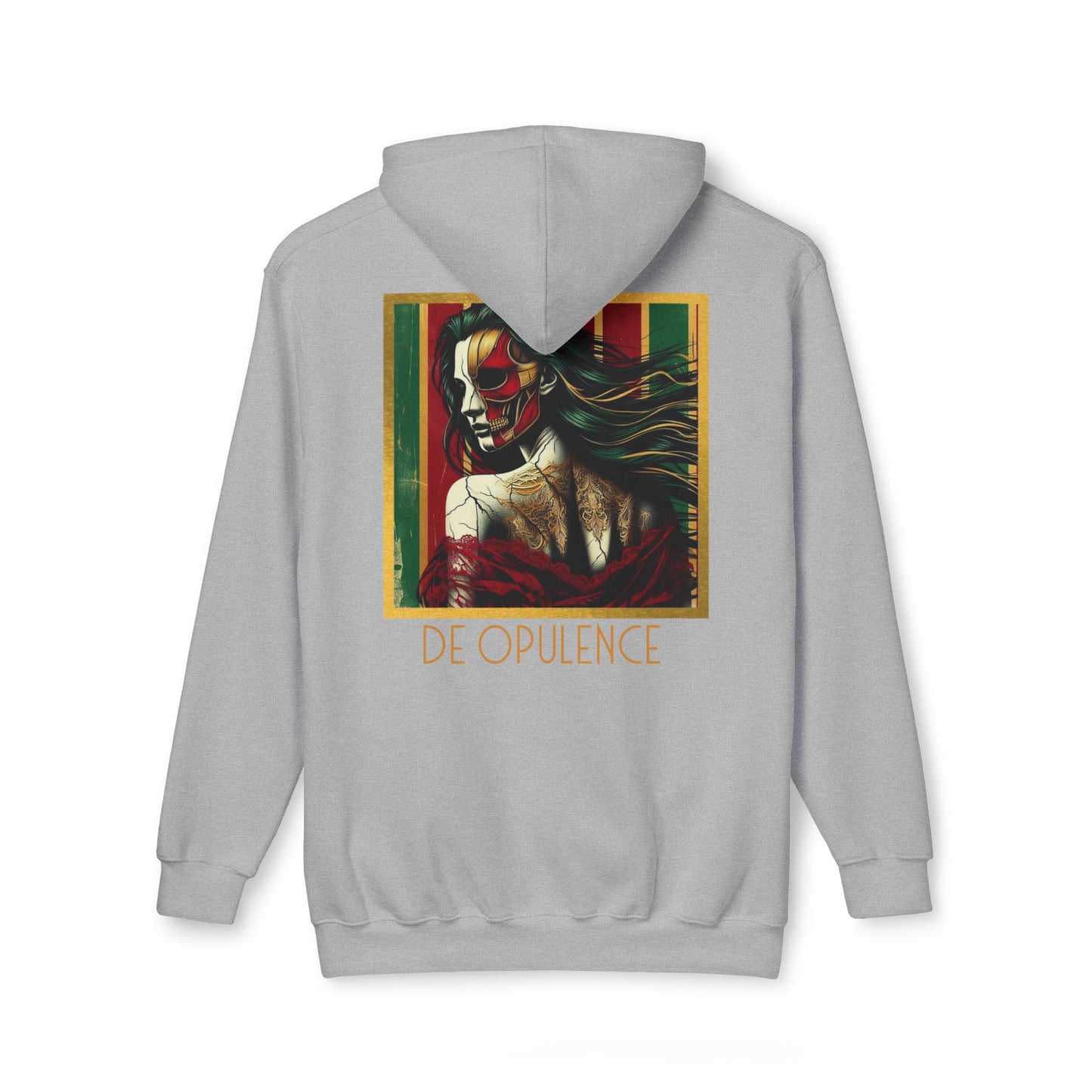 Vibrant Unisex Hooded Sweatshirt - Noir Wolf & De Opulence Designs
