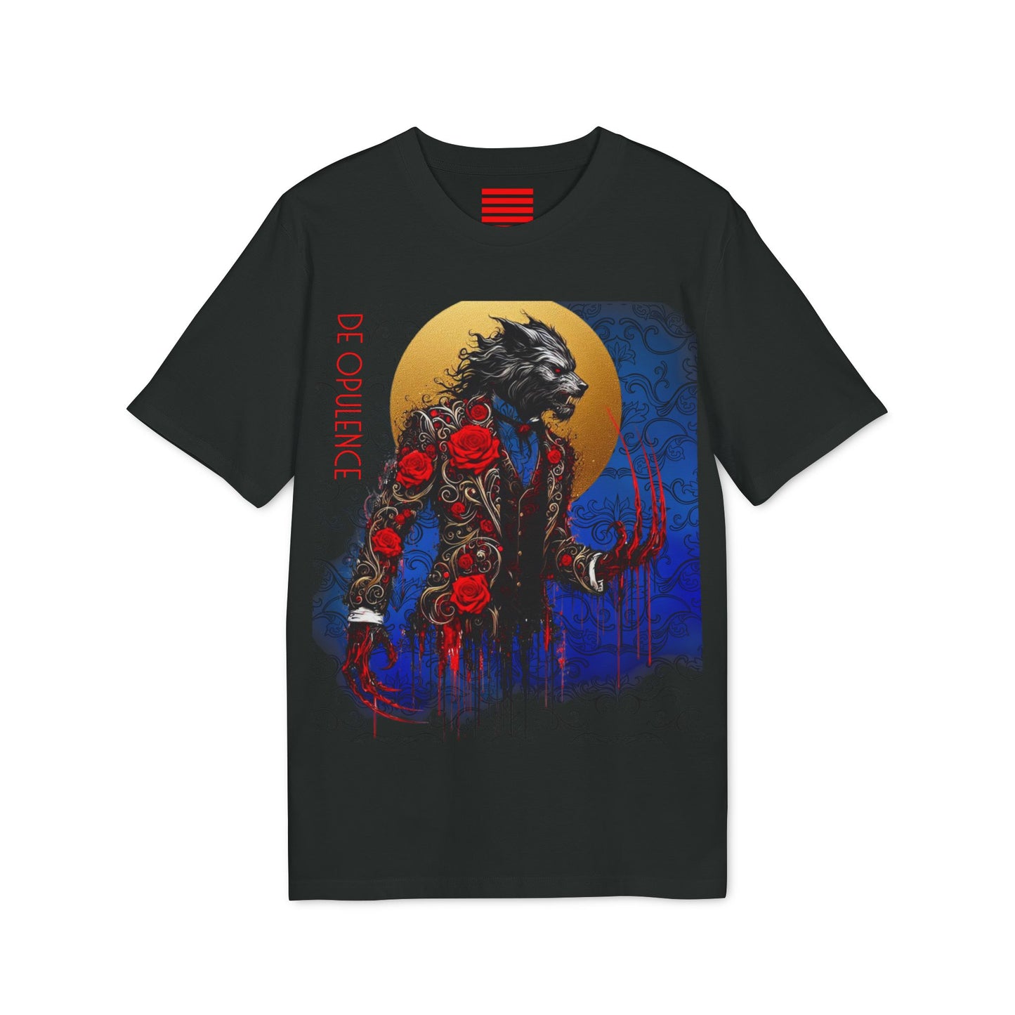 Unisex Creator 2.0 T-shirt Noir Wolf De Opulence Black