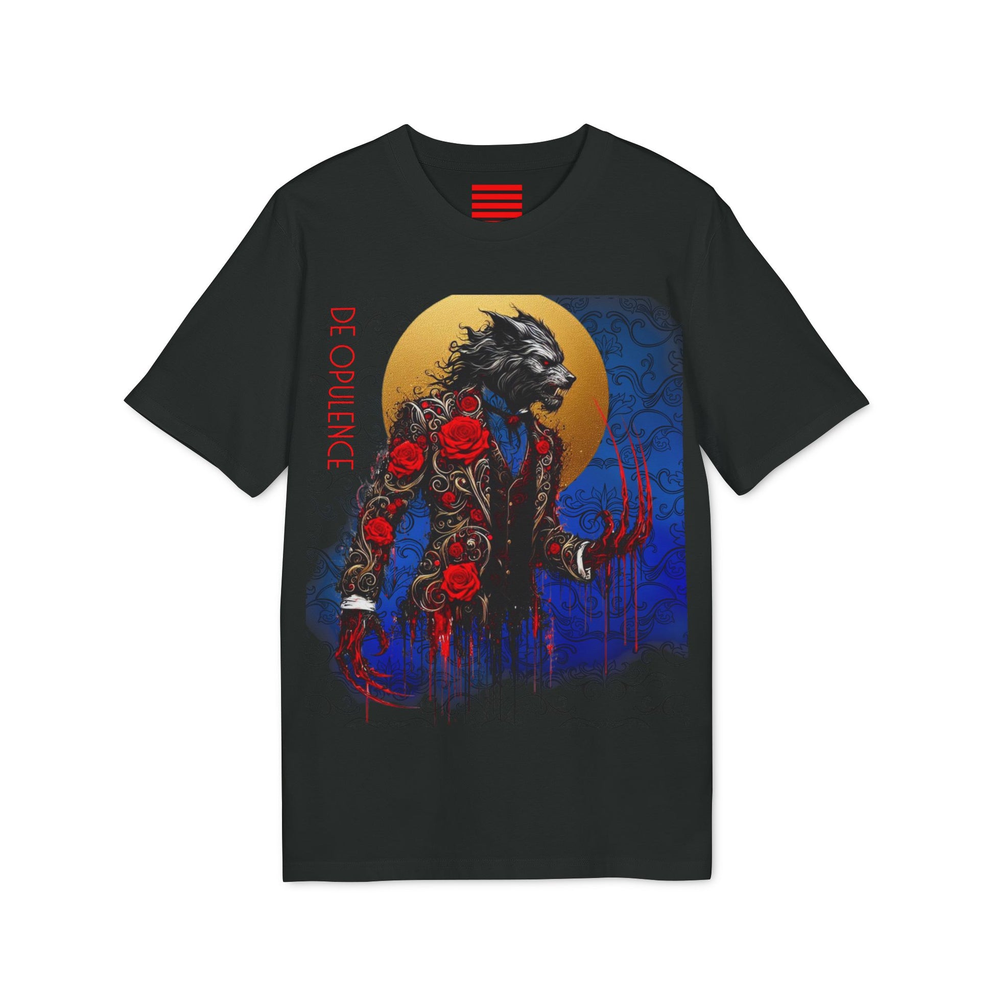 Unisex Creator 2.0 T-shirt Noir Wolf De Opulence Black