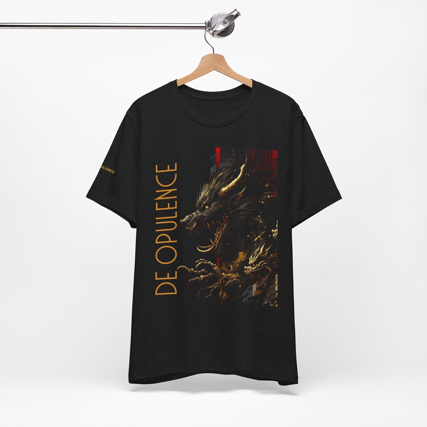 Unisex Graphic Tee - DE OPULENCE & NOIR WOLF Design