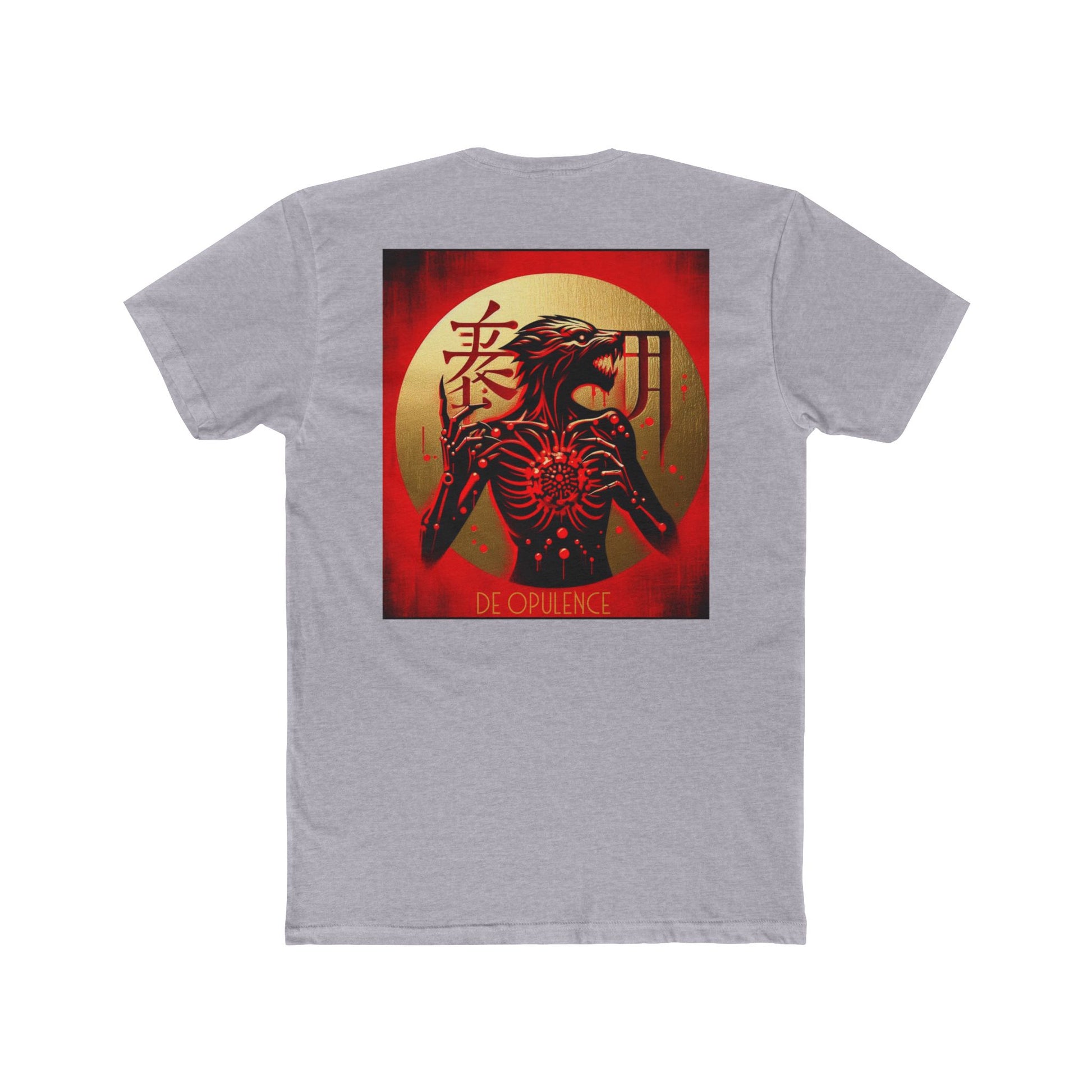 Unisex Cotton Crew Tee De Opulence by Noir Wolf