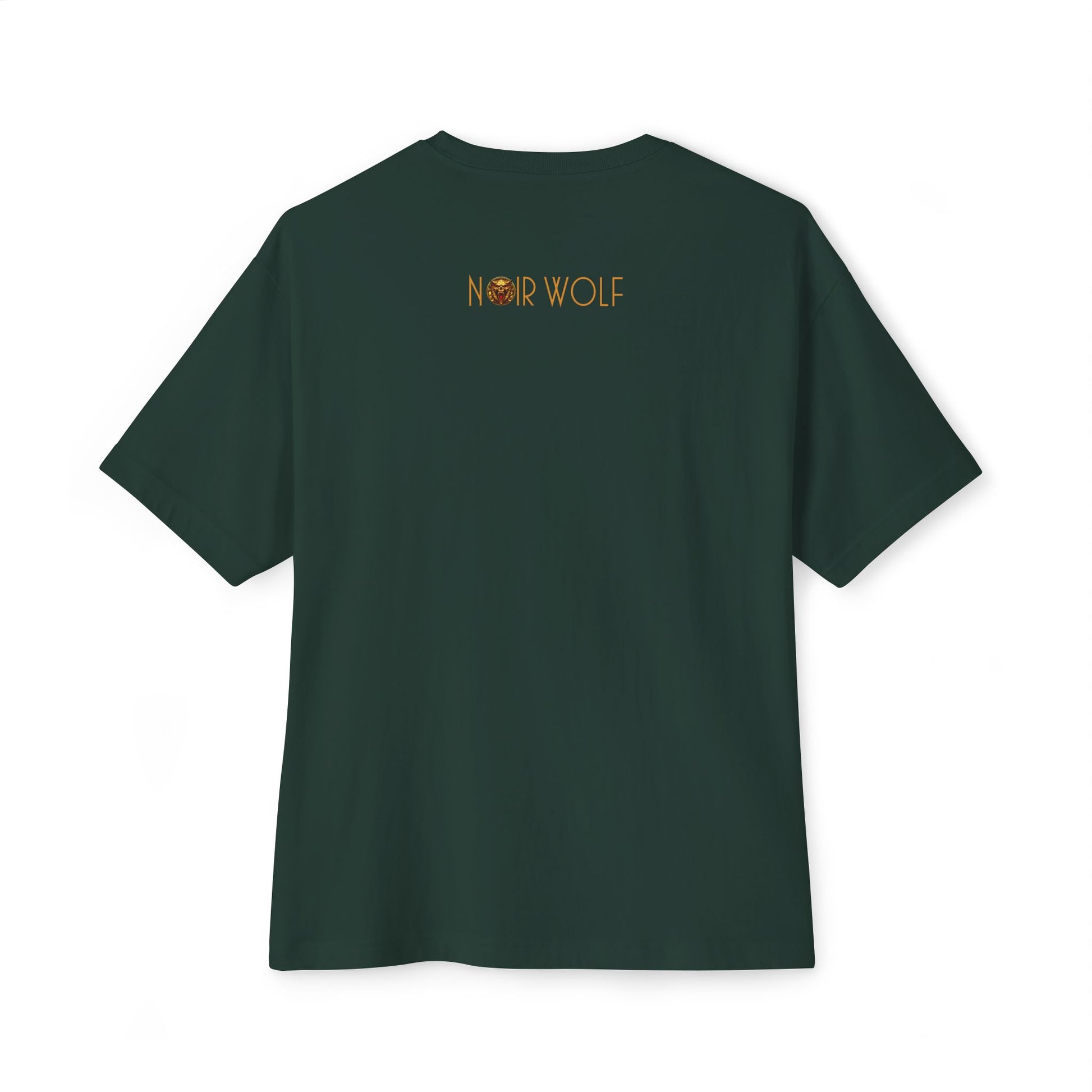 Unisex Oversized Boxy Tee De Opulence by Noir Wolf the style of grace