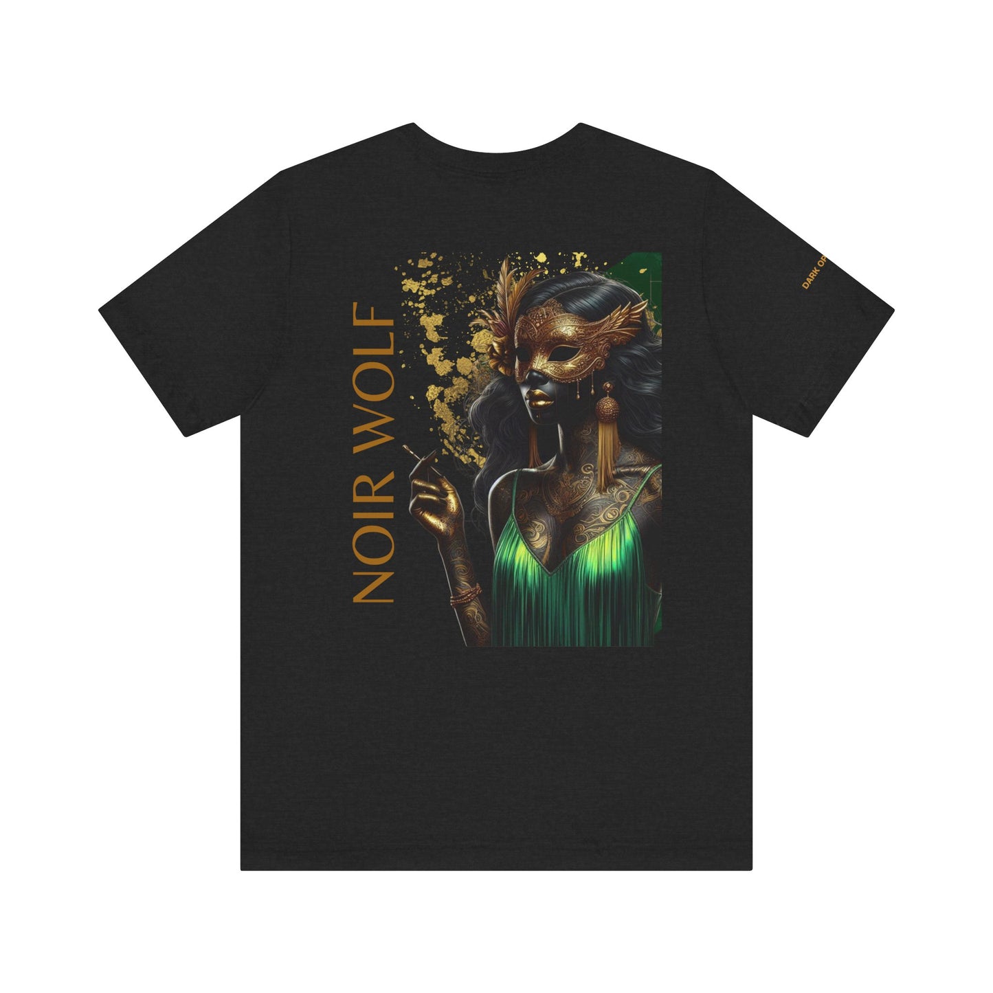 Unisex Graphic Tee - DE OPULENCE & NOIR WOLF Design
