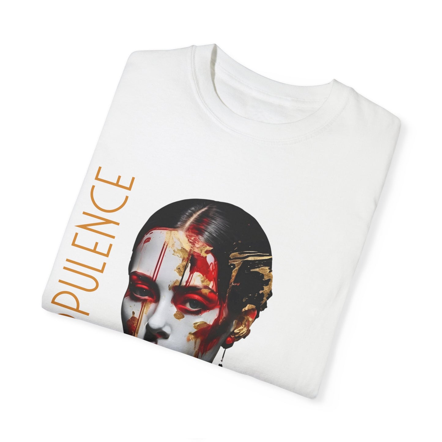 Unisex Garment-Dyed T-shirt Noir Wolf by De opulence