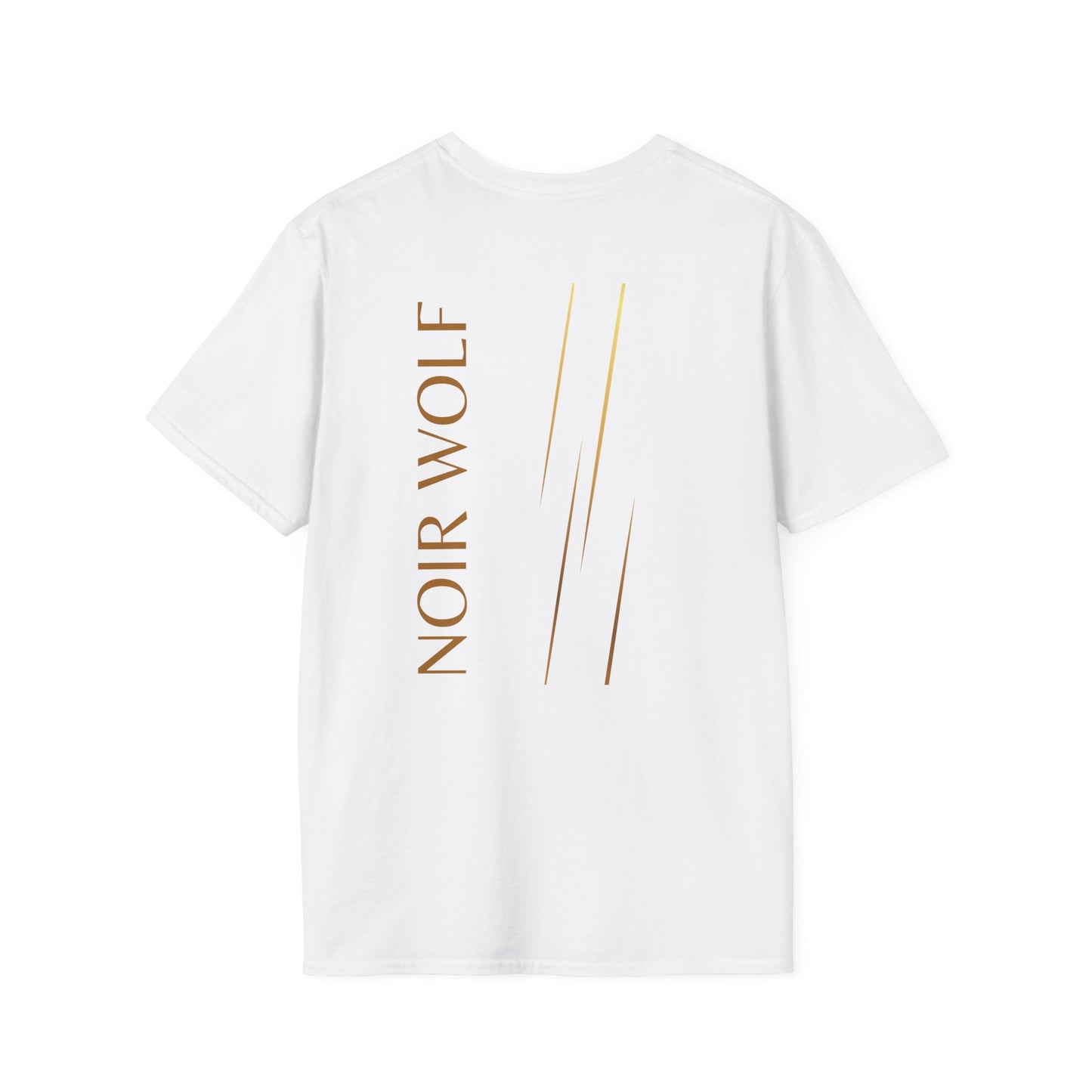 Noir Wolf Graphic T-Shirt - Softstyle Unisex Tee with Bold Design