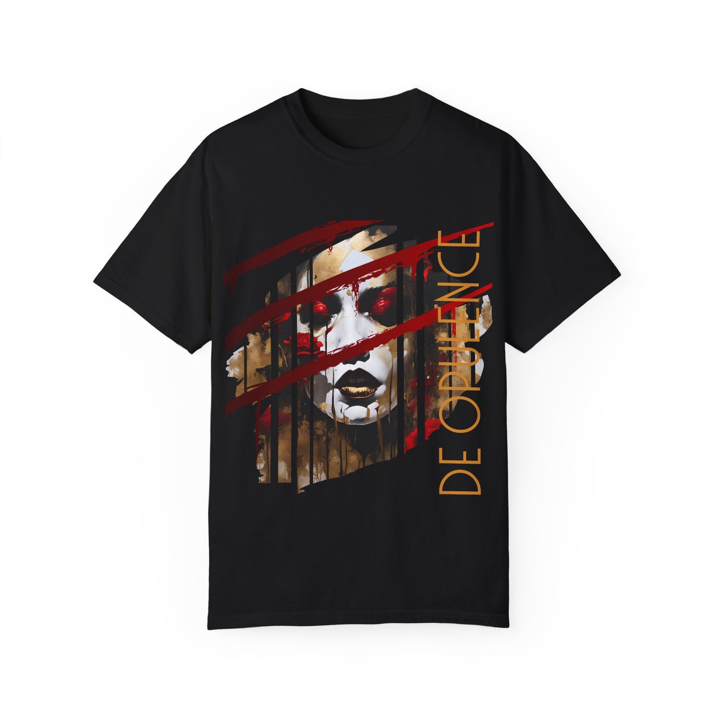Unisex Garment-Dyed T-shirt De Opulence by Noir Wolf