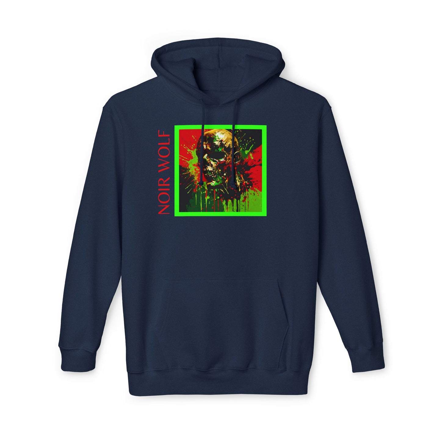 Vibrant Unisex Hooded Sweatshirt - Noir Wolf & De Opulence Designs