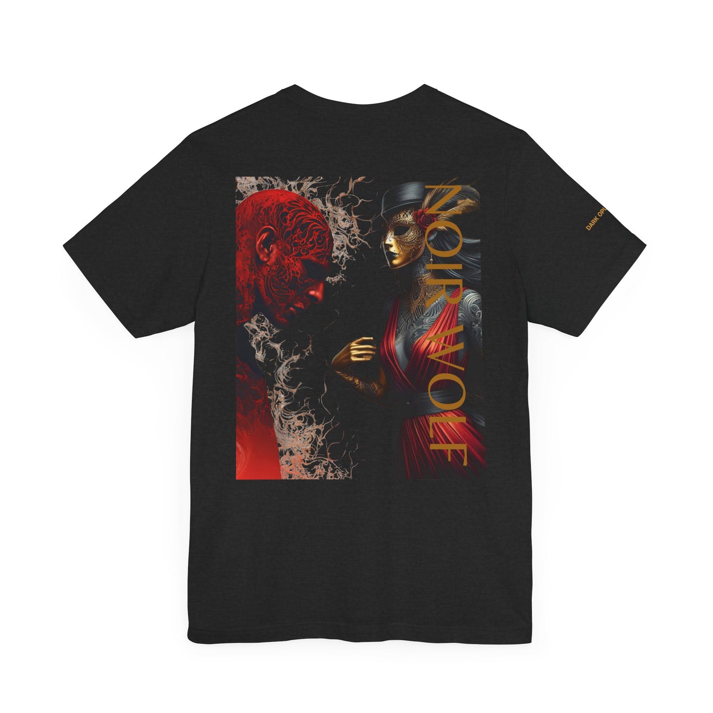 Unisex Jersey Short Sleeve Tee - De Opulence & Noir Vote Design