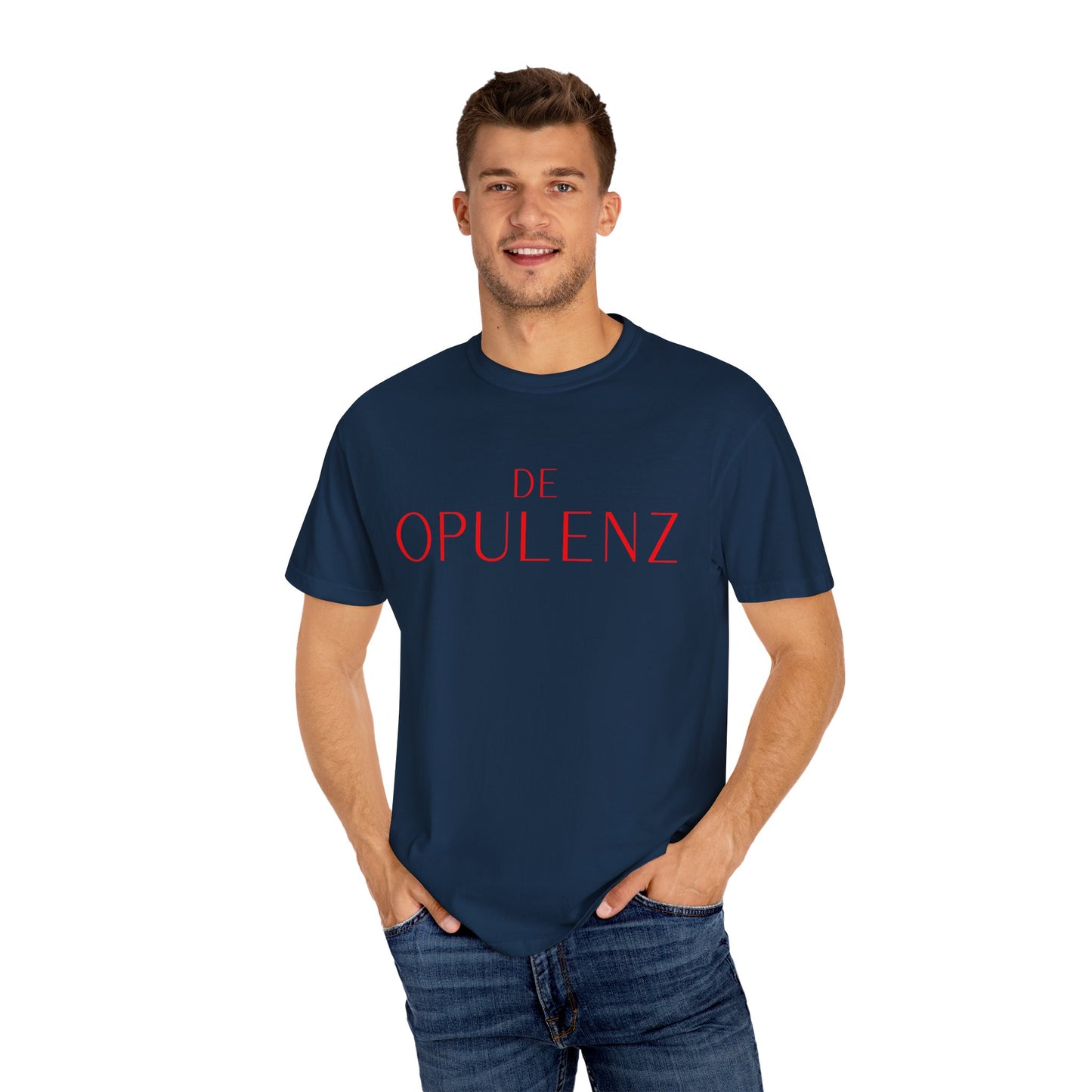 Unisex Garment-Dyed T-shirt De Opulence by Noir Wolf