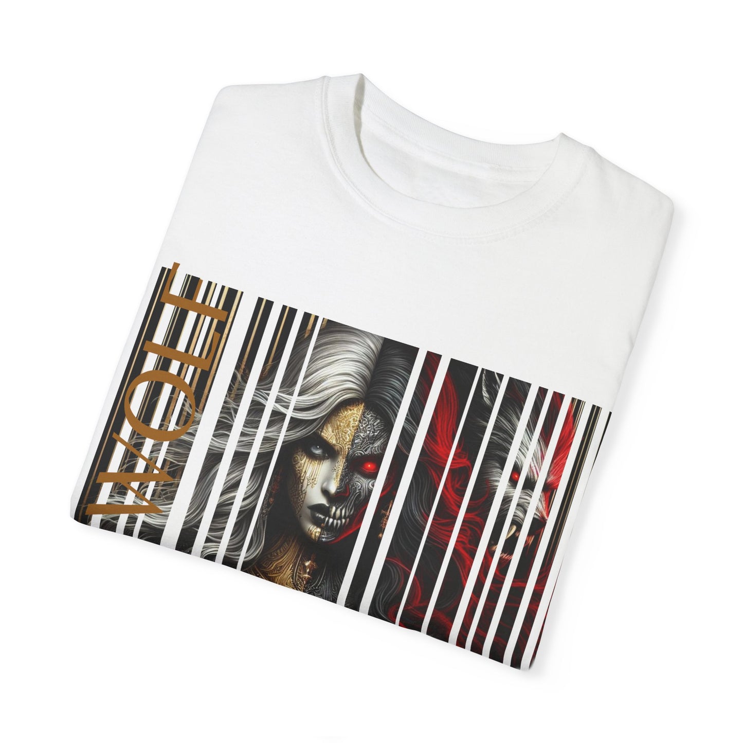 Unisex Garment-Dyed T-shirt De Opulence by Noir Wolf
