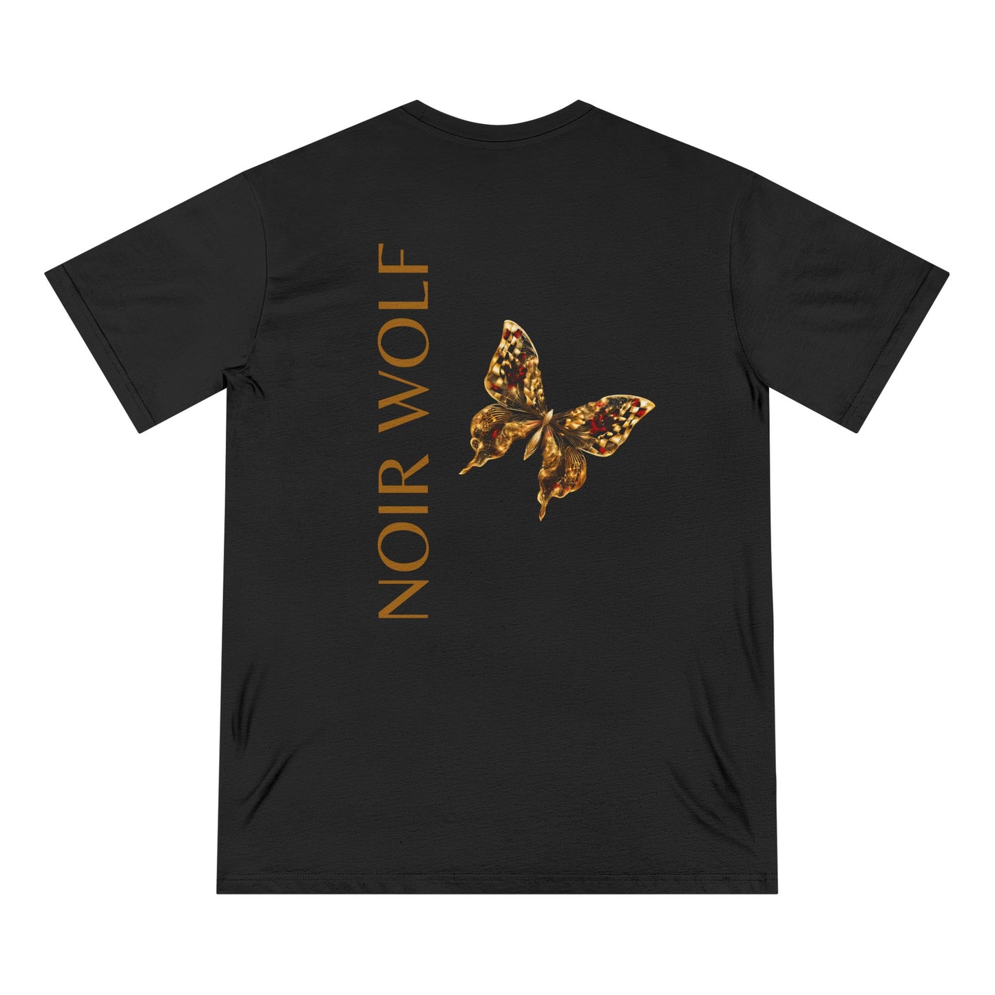 Luxury Art Tee - 'De Opulence' & 'Noir Wolf' Design - Organic Cotton T-Shirt